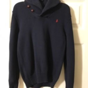 Boys Navy Ralph Lauren Polo Sweater Large 14-16